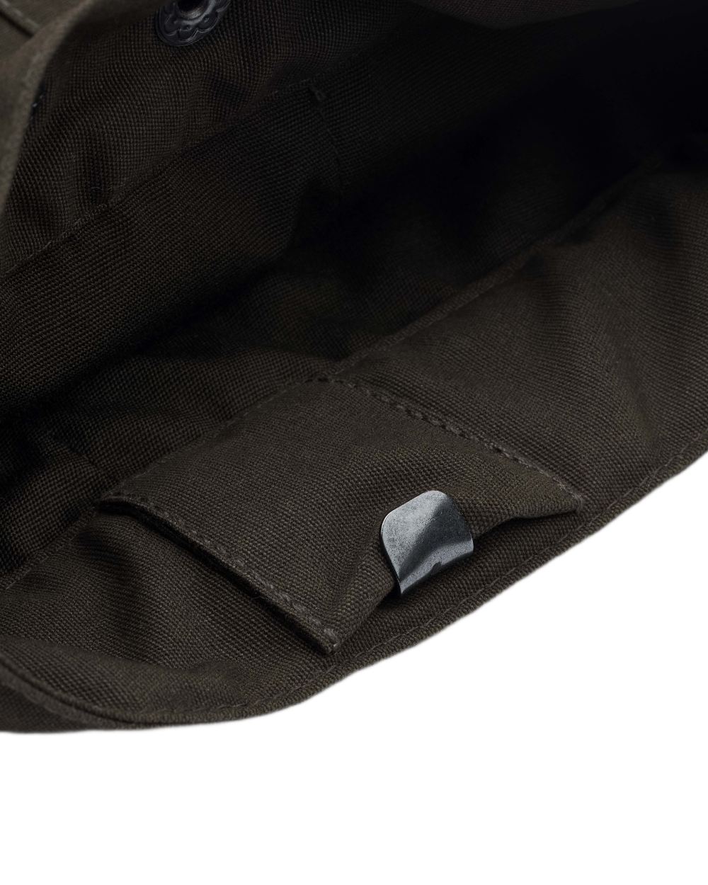 Dark Green coloured Northern Hunting Mens Trond Pro Outdoor Trousers on white background 