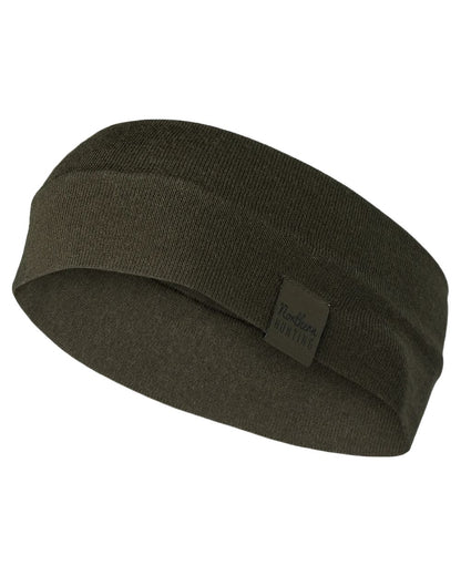 Dark Green coloured Northern Hunting Norr Rak Merino Headband on white background 