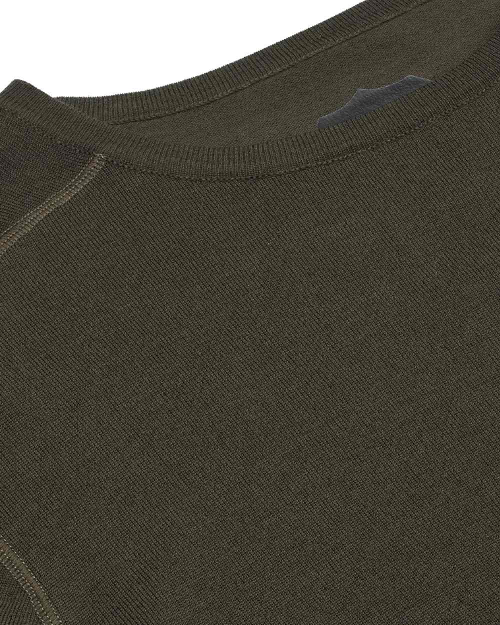 Dark Green coloured Northern Hunting Norr Vik Long Sleeve Baselayer Top on white background 