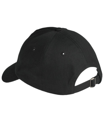 Black coloured Northern Hunting Ravn Water Repellent Cap on white background 