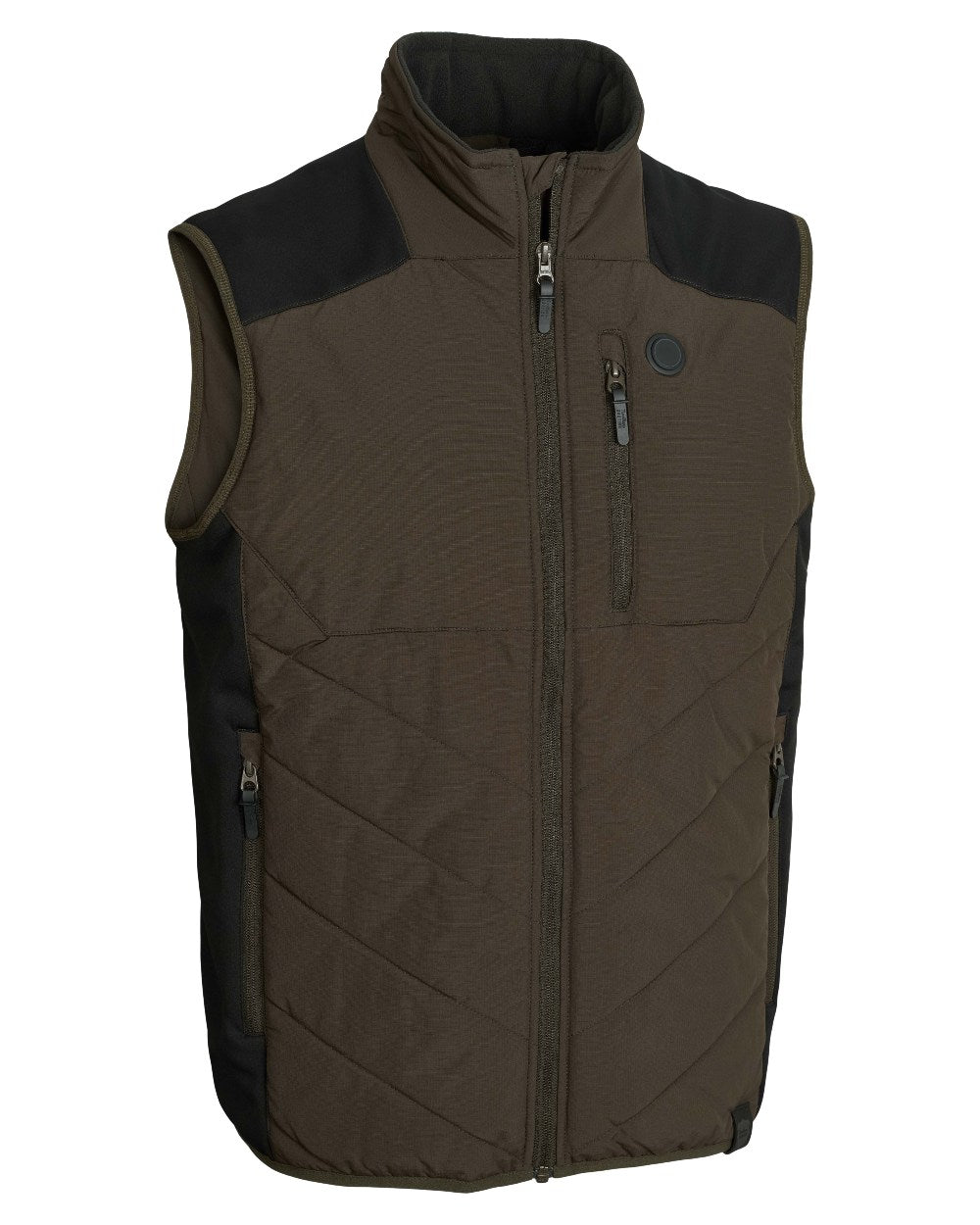 Dark Green coloured Northern Hunting Reidar Heat Vest on white background 