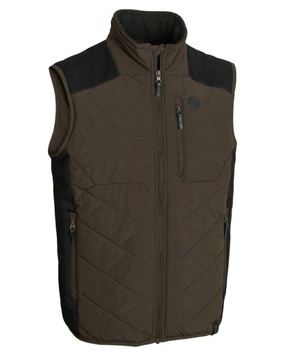 Dark Green coloured Northern Hunting Reidar Heat Vest on white background 