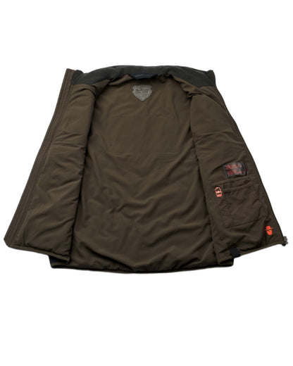 Dark Green coloured Northern Hunting Reidar Heat Vest on white background 
