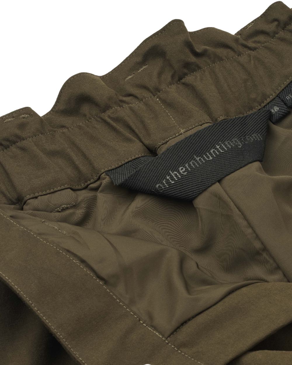 Dark Green coloured Northern Hunting Womens Alva Una G2 Hunting Trousers on white background 