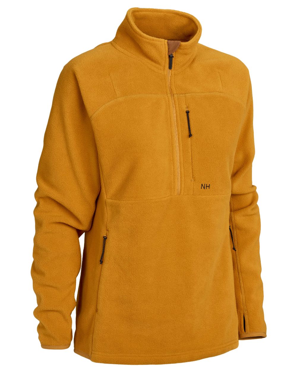 Buckthorn coloured Northern Hunting Womens Elga 2000 Fleece on white background 