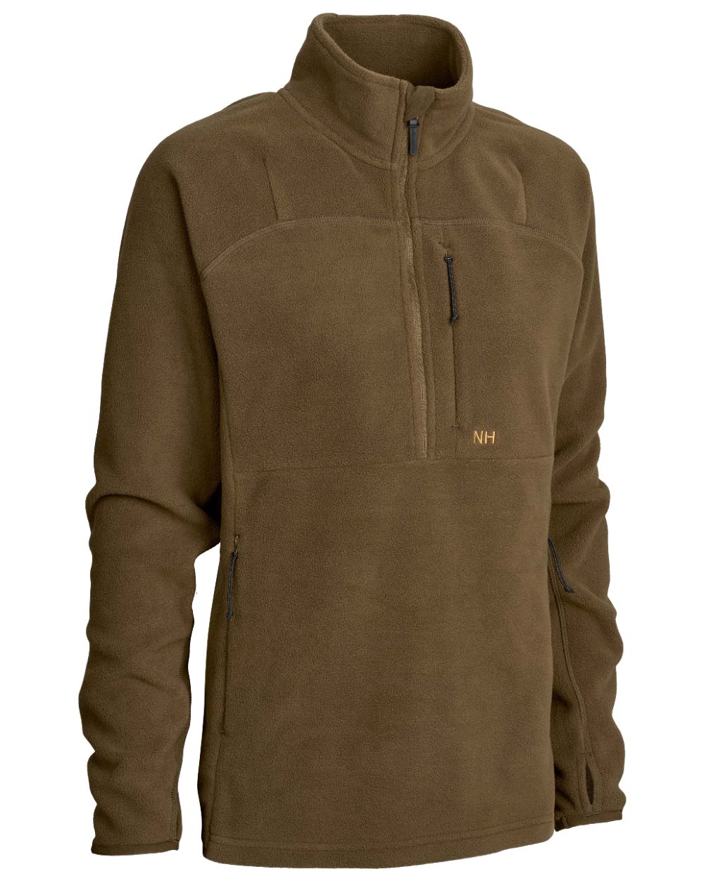 Green coloured Northern Hunting Womens Elga 2000 Fleece on white background 