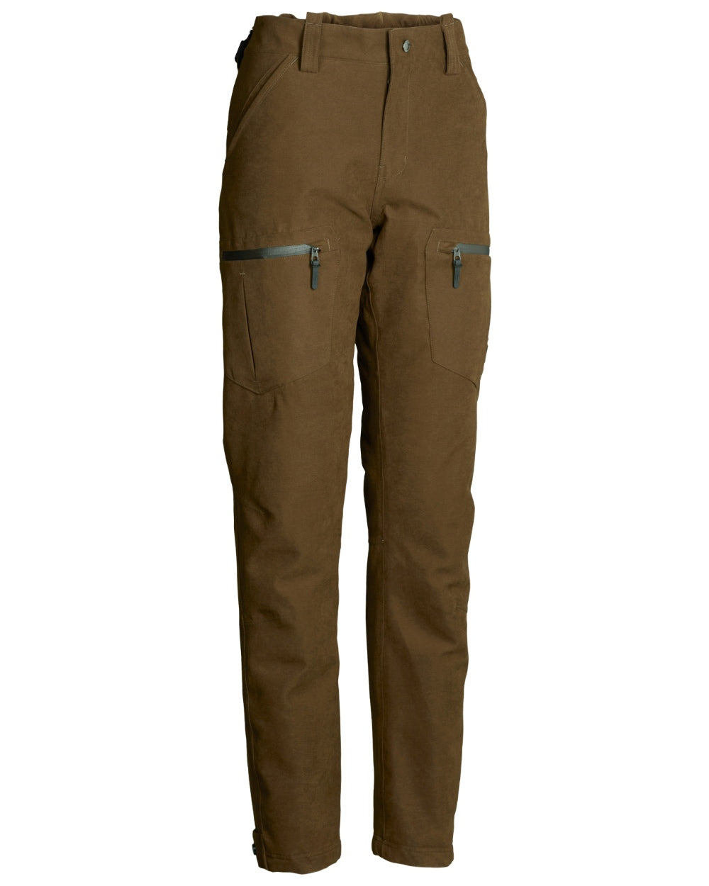 Green coloured Northern Hunting Womens Elk Svana Hunting Trousers on white background 
