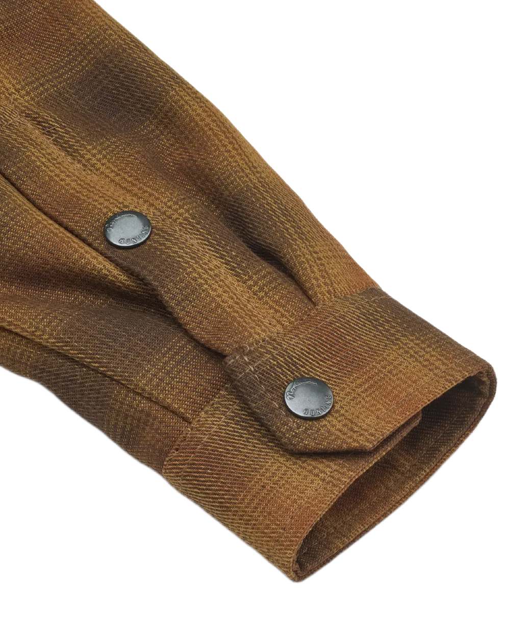 Brown coloured Northern Hunting Womens Estrid Insulated Flannel Shirt on white background 