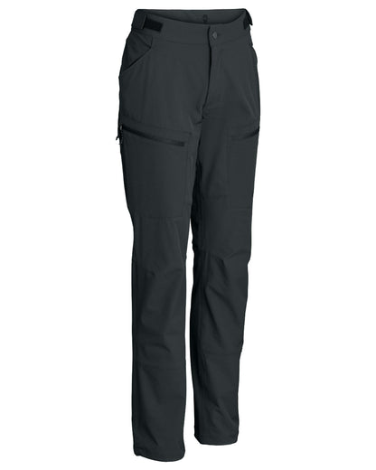 Black coloured Northern Hunting Womens Eydis Light Tanatex Outdoor Trousers on white background 