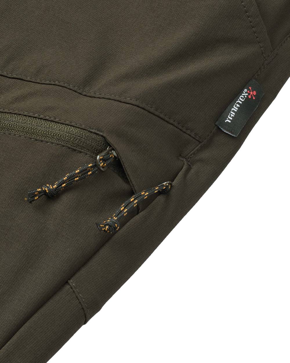 Dark Green coloured Northern Hunting Womens Eydis Light Tanatex Outdoor Trousers on white background 