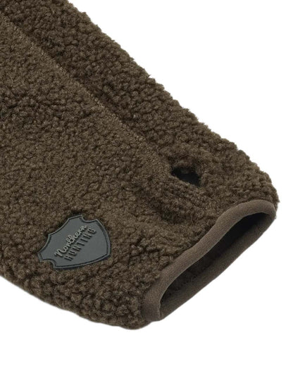 Dark Green coloured Northern Hunting Womens Gudrun Sherpa Fleece on white background 