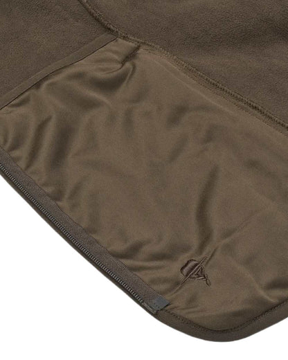 Dark Green coloured Northern Hunting Womens Gudrun Sherpa Fleece on white background 