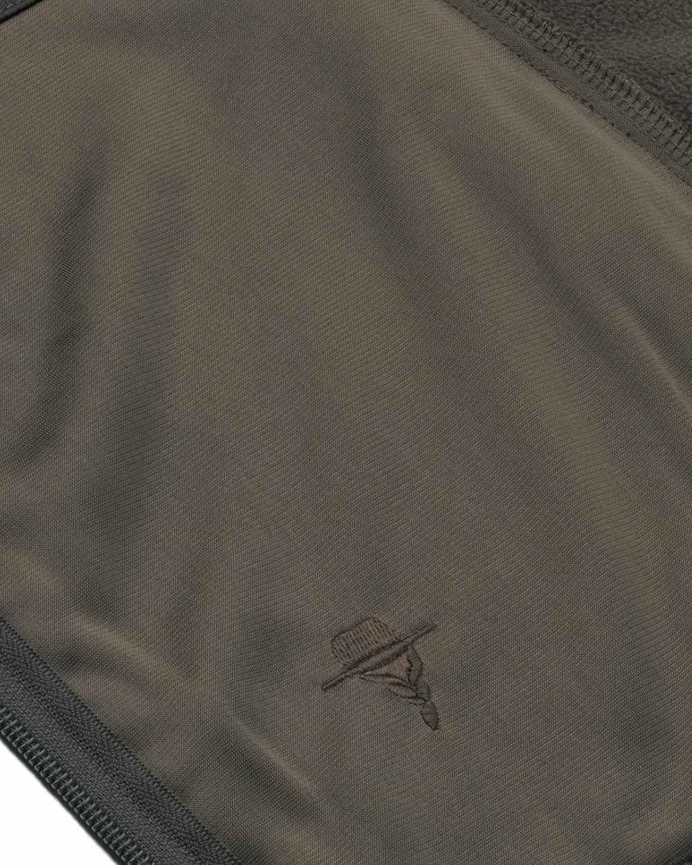 Dark Green coloured Northern Hunting Womens Gunni Fleece Vest on white background 