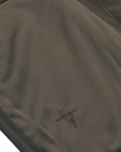 Dark Green coloured Northern Hunting Womens Gunni Fleece Vest on white background 