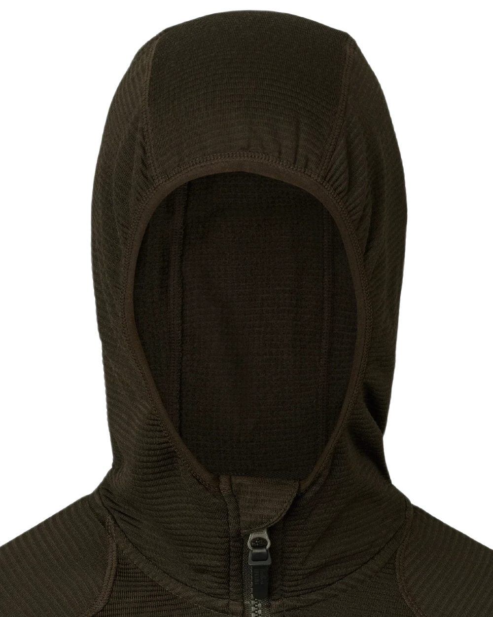 Dark Green coloured Northern Hunting Womens Hilda Half Zip Sweatshirt on white background 