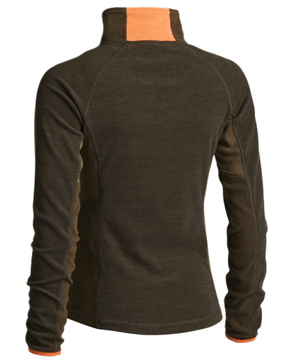 Brown coloured Northern Hunting Womens Revna Baselayer Top on white background 