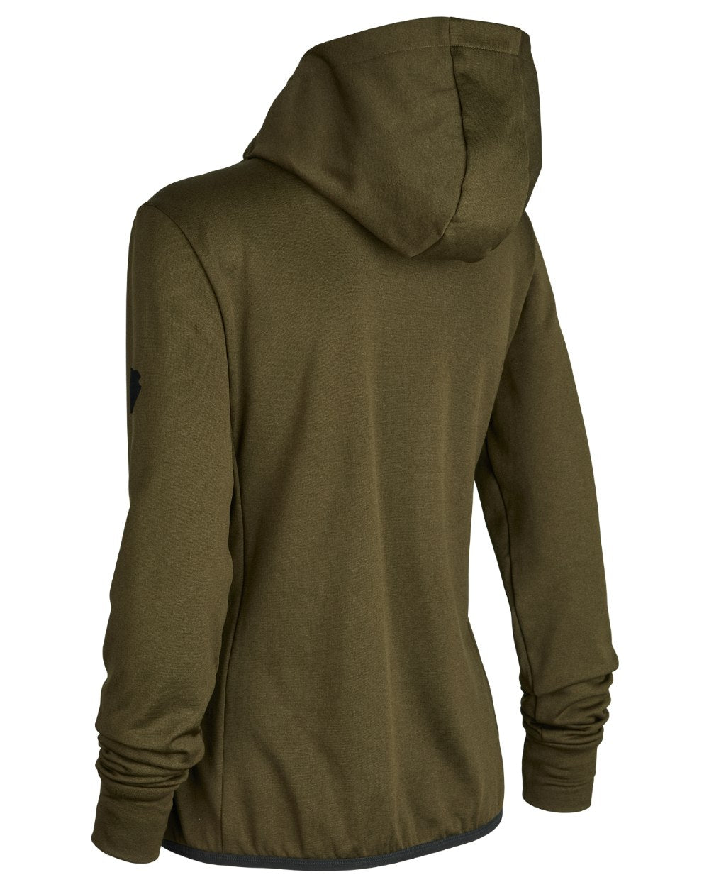 Green coloured Northern Hunting Womens Saga Insulated Sweatshirt on white background 