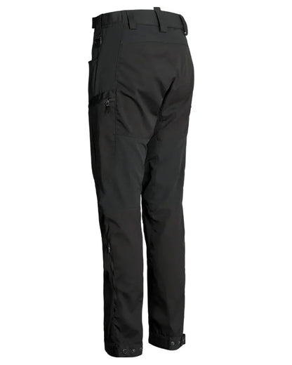 Black coloured Northern Hunting Womens Tyra Pro Outdoor Trousers on white background 