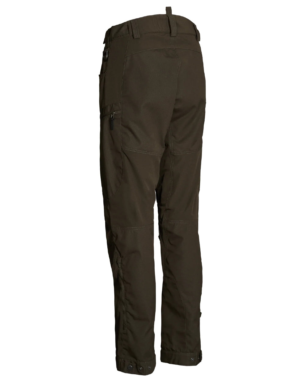 Dark Green coloured Northern Hunting Womens Tyra Pro Outdoor Trousers on white background 