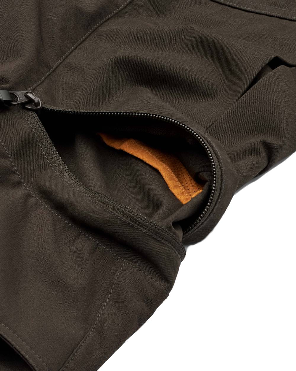 Dark Green coloured Northern Hunting Womens Tyra Pro Outdoor Trousers on white background 
