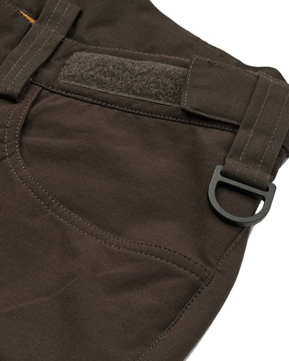 Dark Green coloured Northern Hunting Womens Tyra Pro Outdoor Trousers on white background 