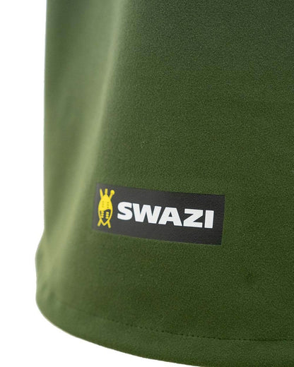 Olive Coloured Swazi Kagoule Jacket On A White Background 