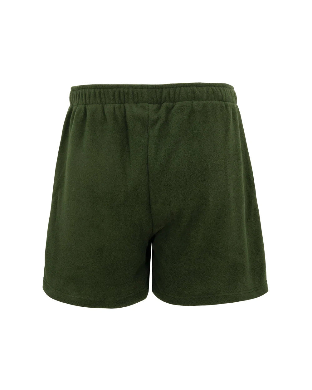 Olive Coloured Swazi Micro Dribacks Shorts On A White Background 