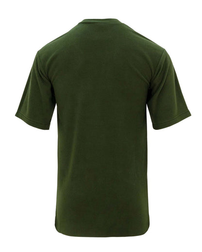 Olive Coloured Swazi Micro Top On A White Background 