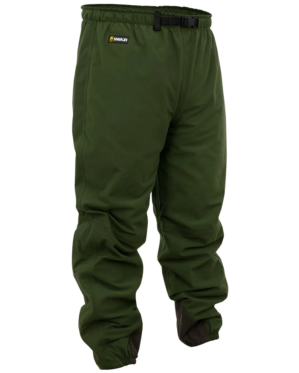 Olive Coloured Swazi Overpants On A White Background 