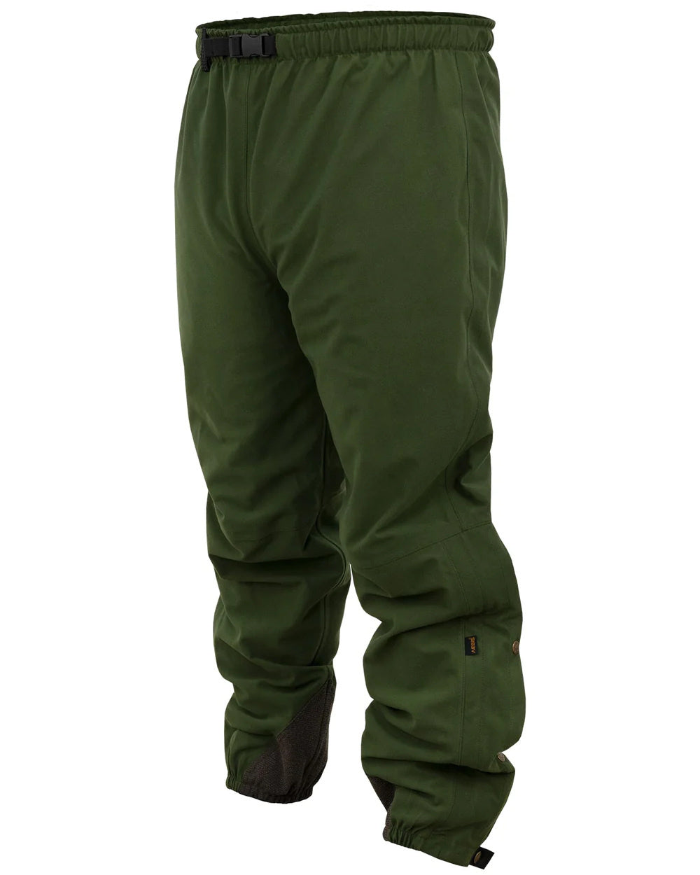 Olive Coloured Swazi Overpants On A White Background 