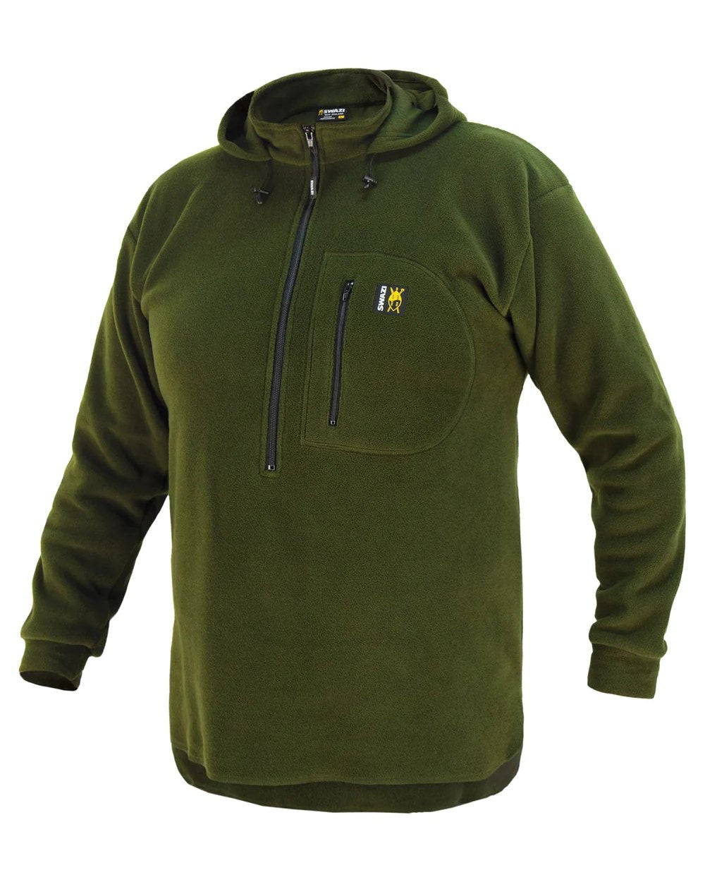 Olive Coloured Swazi The Hood On A White Background 