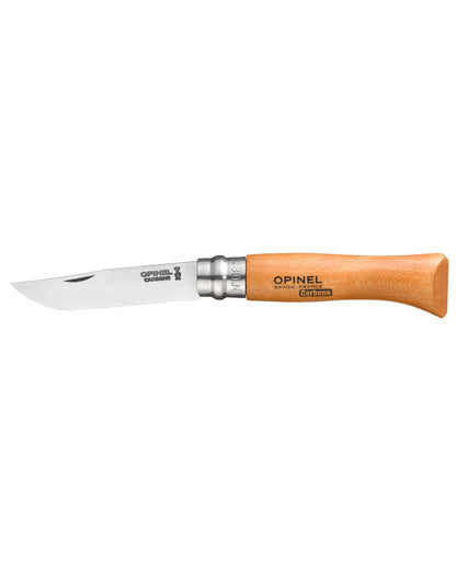 Opinel Classic Originals Carbon Steel Knife With Pouch Gift Set on white background