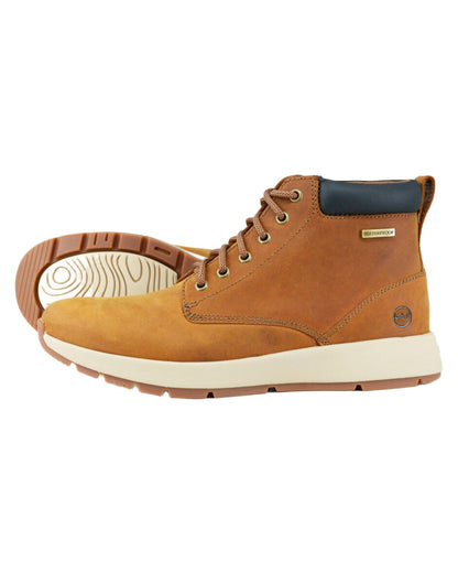 Sand coloured Orca Bay Mens Kielder Waterproof Boots on white background 