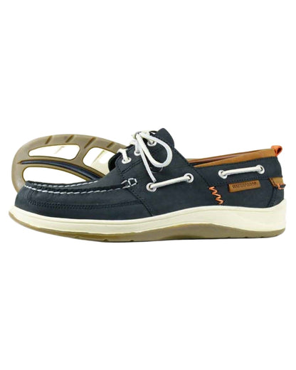 Black coloured Orca Bay Mens Ocean Waterproof Boat Shoes on white background 