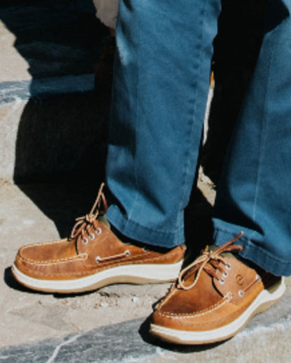 Sand Coloured Orca Bay Mens Squamish Shoes on outdoor background 