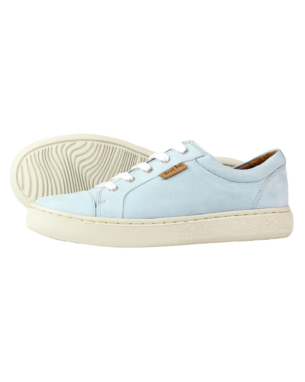 Ice coloured Orca Bay Womens Mayfair Trainers on white background 