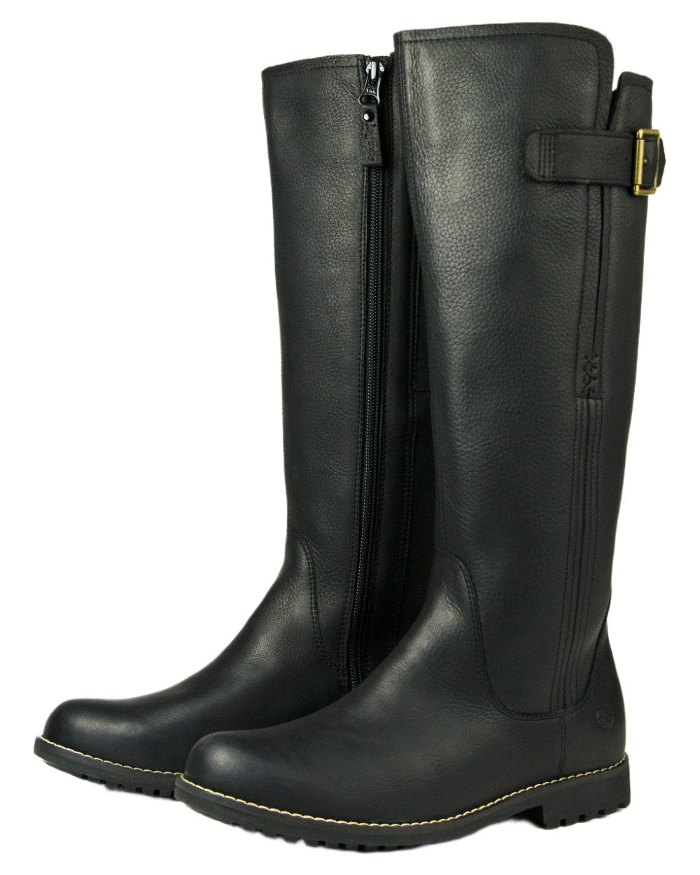 Black coloured Orca Bay Womens Moreton Boots on white background 