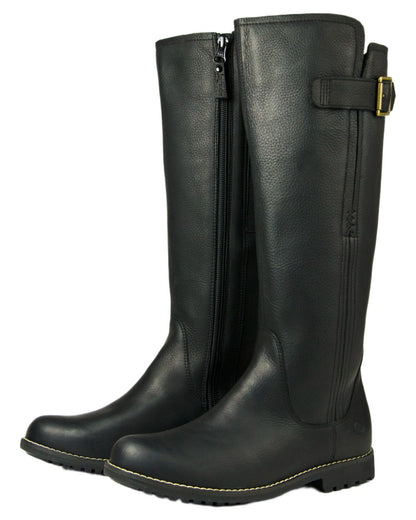 Black coloured Orca Bay Womens Moreton Boots on white background 