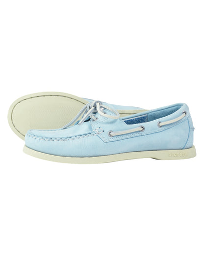 Ice coloured Orca Bay Womens Sandusky Deck Shoes on white background 