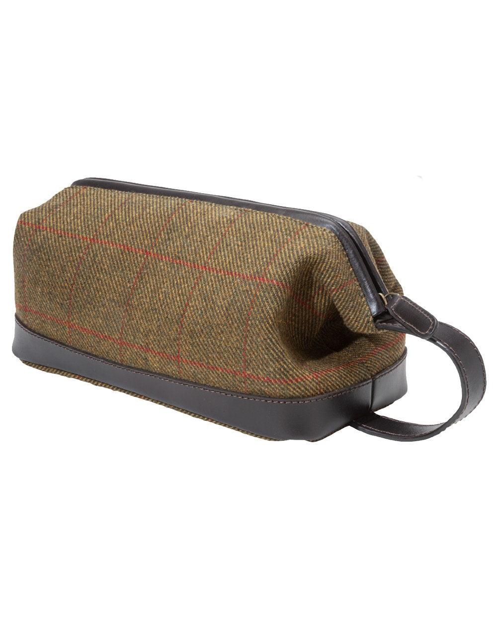 Hambledon Tweed coloured Parker-Hale Washbag on white background 