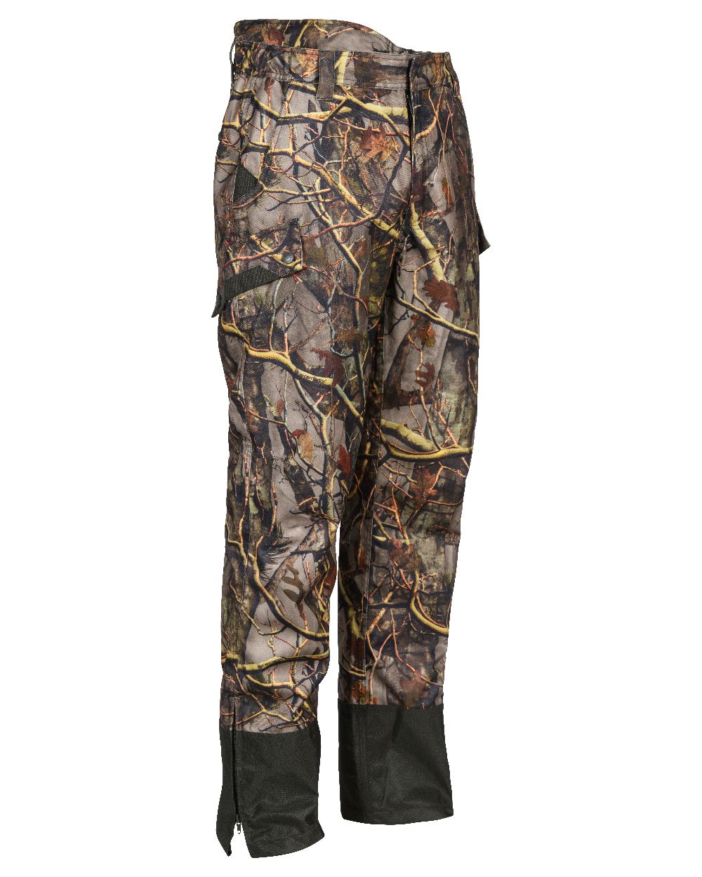 Forest Evo coloured Percussion Brocard Camo Trousers on white bacground 