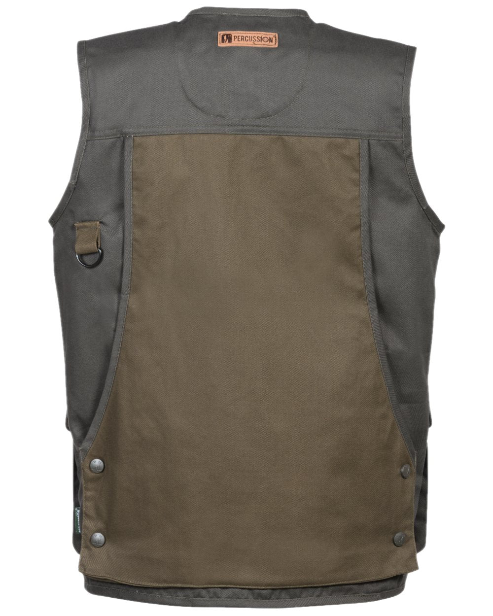 Light Khaki Coloured Percussion Childrens Tradition Hunting Vest on white background 