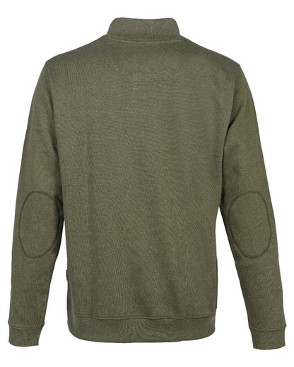 Khaki Coloured Percussion High Neck Sweatshirt On A White Background 