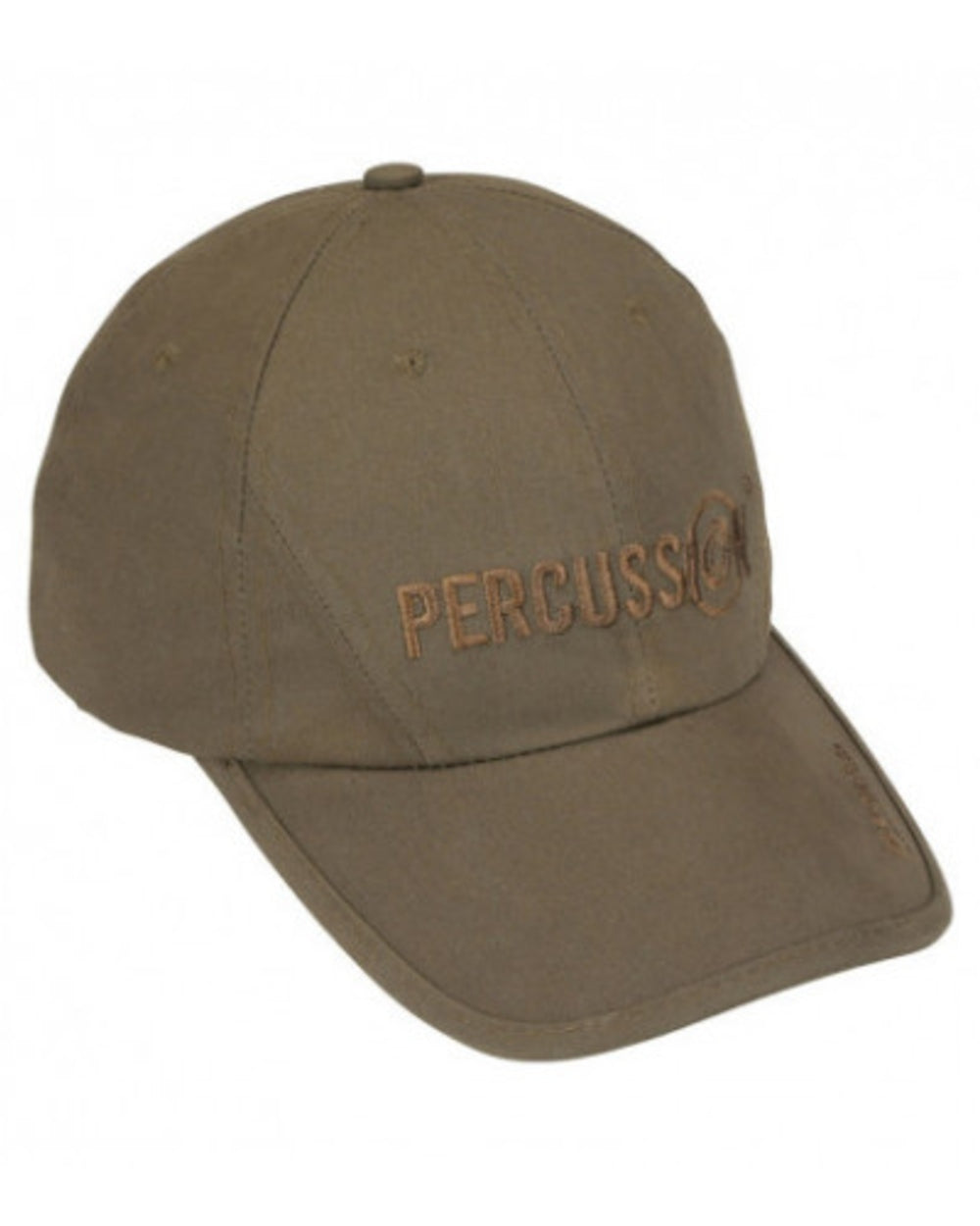 Khaki coloured Percussion Imperlight Cap on white background 