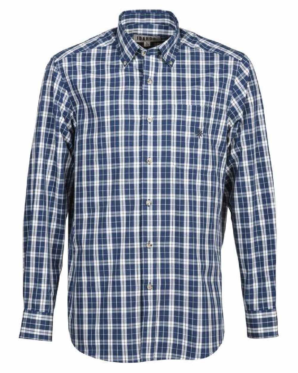Mabl coloured Percussion Mens Dorset Shirt on white background 