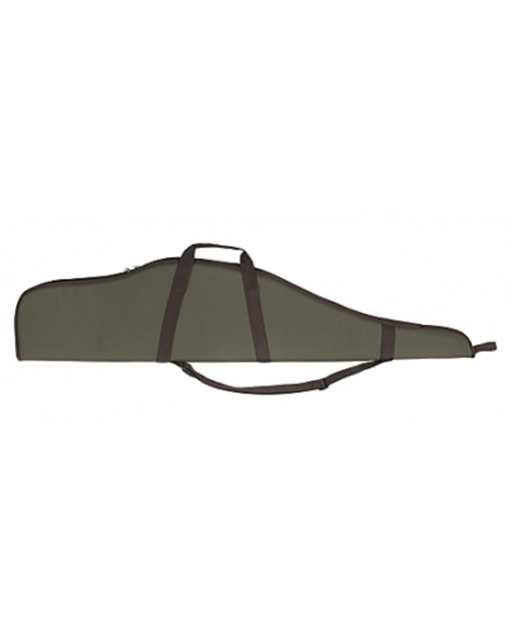 Khaki coloured Percussion Rifle Slip on white background 