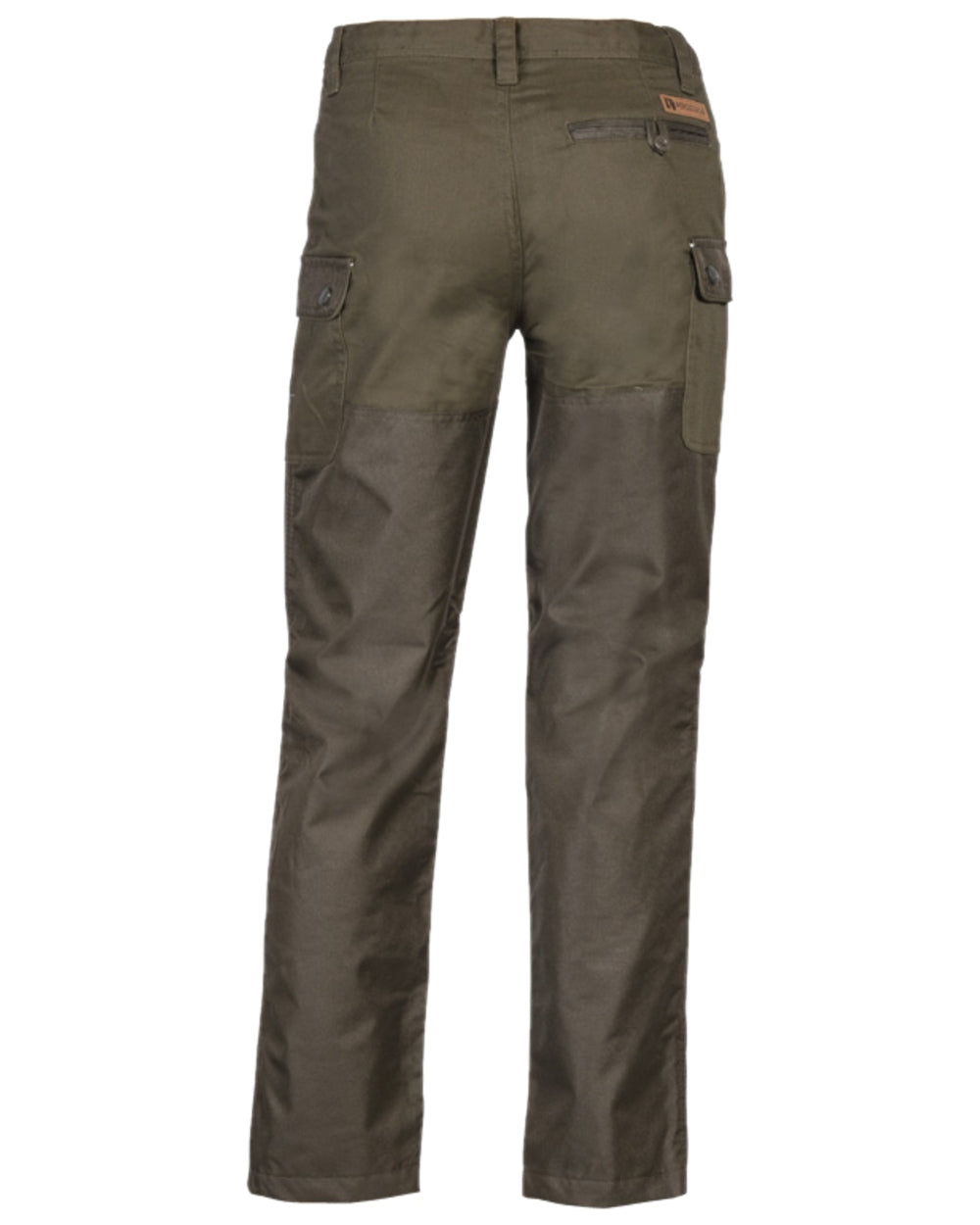 Light Khaki Coloured Percussion Tradition Bush Trousers on white background 