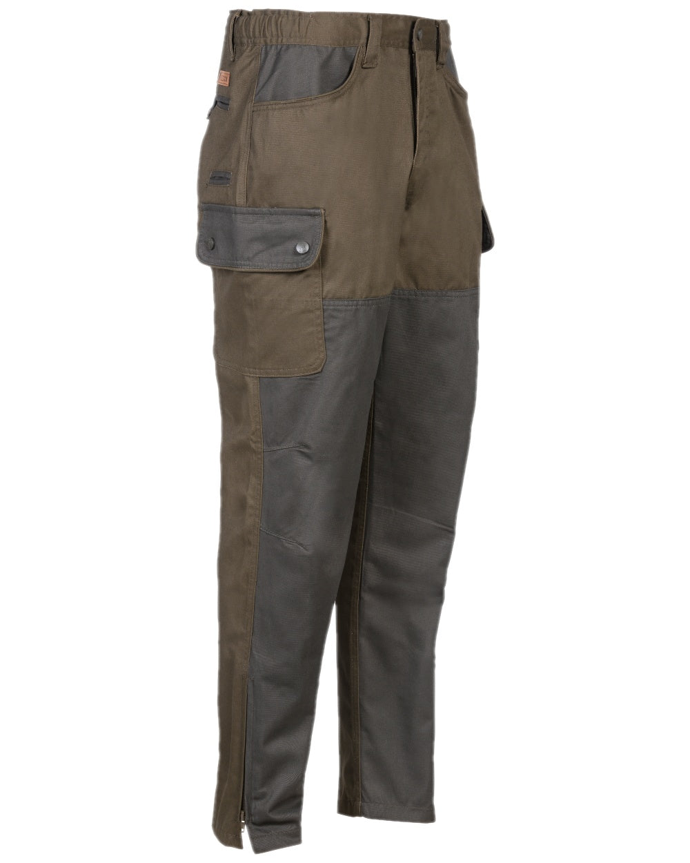 Khaki Coloured Percussion Tradition Trousers on white background 