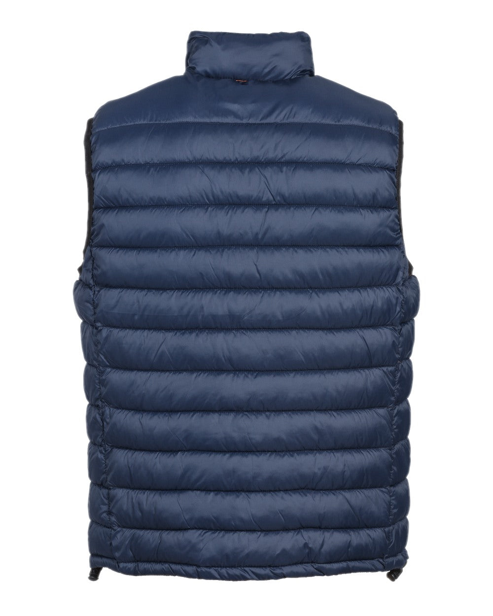 Blue coloured Percussion Trekking Quilted Gilet on white background 