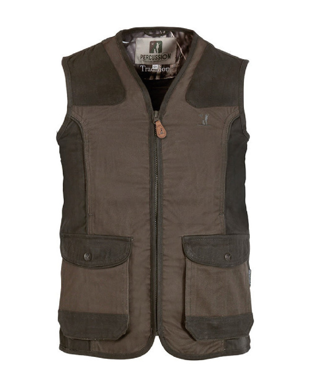 Percussion Childrens Tradition Hunting Vest in Khaki